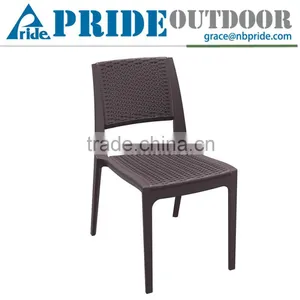 Set Of 4 Simple Fashion Casual Synthetic French Bistro Rattan Chairs Cheap Wicker Rattan Chairs thumbnail-1