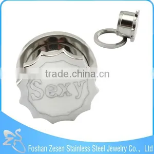 TP011380 China Factory Stainless Steel Ear Plug Gay Pink Sexy Body Piercing Jewelry thumbnail-2