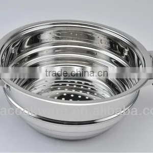 Bakelite Handle Stainless Steel Steamer thumbnail-1