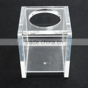 Custom Printed Acrylic Lucite Bathroom Accessory Tissue Box Hinged Top 6.75" Tall x 5.5" Wide or Customized thumbnail-4