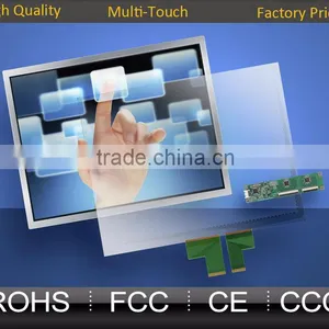 10.1,10.4,12.1,13.3,14,15,15.6,17,18.5,19,21.5,22,23,24,27,32,42 Inch Surface / Projected Capacitive Touch Screen Panel thumbnail-1