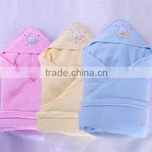 Wholesale Custom Cheap 100% Cotton Printed Baby Hooded Towels Quality Choice thumbnail-1