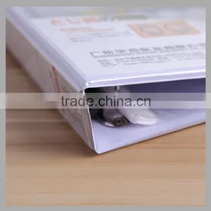 A4 Size White Creative Pvc Clear Book Ring Binder thumbnail-6