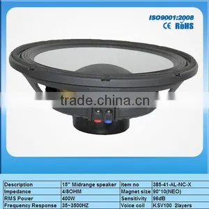 Professional Stage Speaker 400W Active Speaker 15inch Subwoofer Midrange Cheap Speaker thumbnail-1