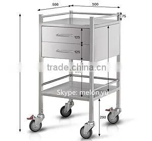Factory Direct Sales Stainless Steel Treatment Cart With Drawer thumbnail-2