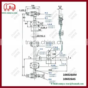Stainless Steel Van/trailer/truck Back Door Locking Gear 27mm 106026AM 106026AS thumbnail-2