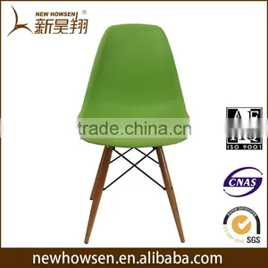 Factroy Price Plastic Wooden With High Legs Dining Chairs Wholesale Restaurant Chairs thumbnail-1
