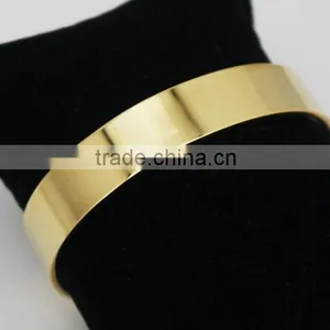 Fashion Female Gold Stainless Steel Bracelet Cuff Bangles Quality Choice thumbnail-4