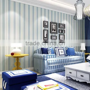 Pvc Deep Stripe Waterproof Vinyl Wallpaper thumbnail-3