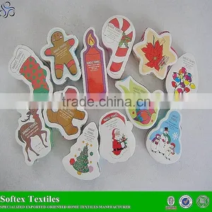 Cotton Christmas Promotion Custom Shaped Compressed Towel / Magic Towels thumbnail-5