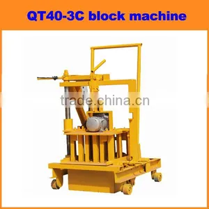 QT40-3C Manual Concrete Block Moulding Machine/small Scale Industries Machines thumbnail-1