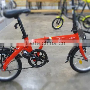 14" 16" 20" Single Speed Disc Brake Alloy Foldable Folded Folding Bicycle thumbnail-5
