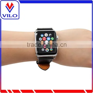 Genuine Leather Single Tour Bracelet Leather Band For Apple Watch Leather Wrist Strap thumbnail-5