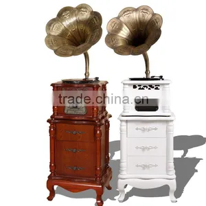 Home Decoration Classic Multifunctional Vinyl Gramophone Player With Usb 2015 thumbnail-1