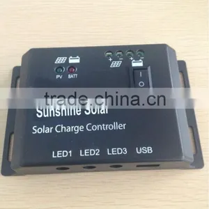 New Design 10A Solar Controller With USB thumbnail-1