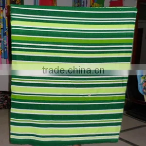 Promotion Blue and White Striped Printed Beach Towel thumbnail-1