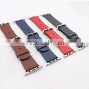 Luxury Color Stripe for Apple Watch Bands , Beautiful Leather Watchband for Apple Watch thumbnail-1