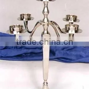 Candelabra 5 Candle With Bowl Attachment, Wedding Candelabra,candle Holder, Candelabra thumbnail-1