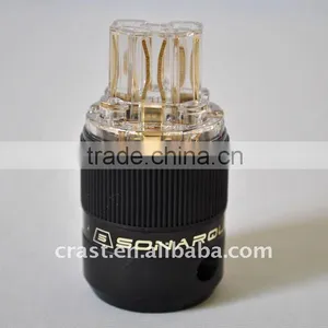 SONAR For Audio 24K Gold Plated IEC Plug Connector thumbnail-1