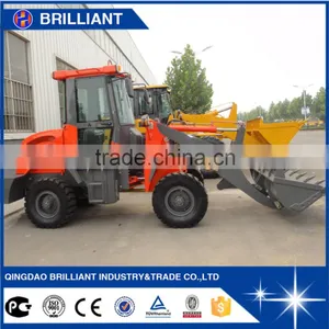 ZL-16F Industrial Wheel Loader 1.6 Ton Sugar Cane Grab Loader thumbnail-2
