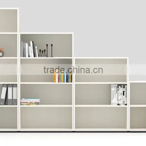 Melamine Panel Filling Storage Bookshelf With 2 Layer Modular Home Office Furniture thumbnail-5