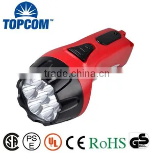 Rechrageable Powerful Flashlight Emergency Plastic Body 7+4 LED Flashlight LED Rechargable thumbnail-1