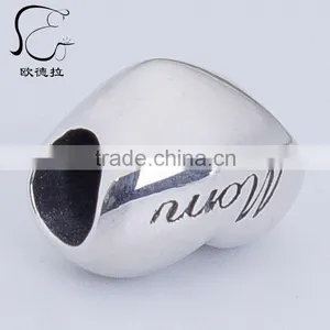 Fashion Engrave my Friend 925 Gemium Silver Charm thumbnail-2