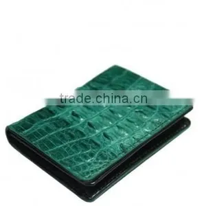 Crocodile Leather Card Clip Wallet SCRCW-011 thumbnail-2
