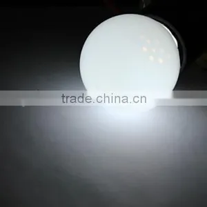 E27 0.5W 12x3528SMD 30LM 5500K Natural White Light LED Ball Bulb (220-240V) thumbnail-6