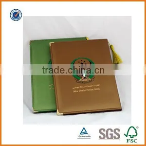 Customized Logo A4 Size Certificate Holder/genuine Leather Certificate Folder/pu Leather Certificate Portfolio thumbnail-2