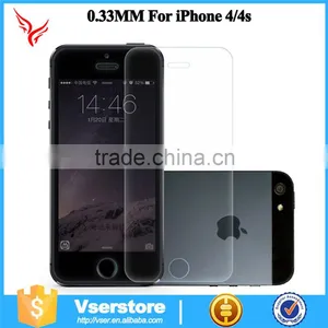 New 0.3MM Shenzhen Factory Accept Paypal 9H 2.5D Full Cover Tempered Glass for Iphone 4 4s Screen Protector thumbnail-5