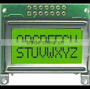 COB 0802 Yellow-green Screen Small Size Lcd Module thumbnail-1