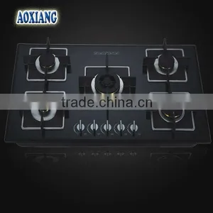 Kitchen 5 Burner Built-in Tempered Glass Gas Stove/ Gas Stove/ Gas Cooker AX-1212 thumbnail-1