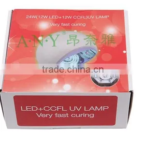 Nail Tools Polish Led UV Lamp Nail Dryer 24W 12W LED+12W CCFL thumbnail-6
