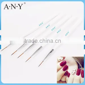ANY Wood Handle Nail Design Japanese Art Brushes for Nail Care thumbnail-1