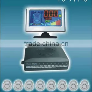 Car Reversing Sensor Wired LCD Display 8 Parking Sensor thumbnail-1