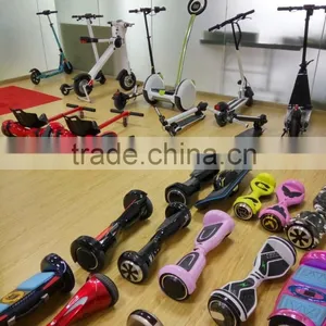 China Htomt 8 Inch 350W Two-wheeled Electric Scooter Front and Behind Shock Absorption Scooter Foldable Scooter thumbnail-6