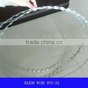 HOT-DIPPED GALVANIZED RAZOR WIRE CBT-65, BTO-22 thumbnail-5