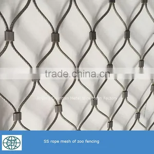 Stainless Steel Wire Rope Mesh Netting for Zoo Fence thumbnail-1