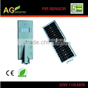 20W Energy Saving PIR Motion Sensor Led Solar Street Light thumbnail-1
