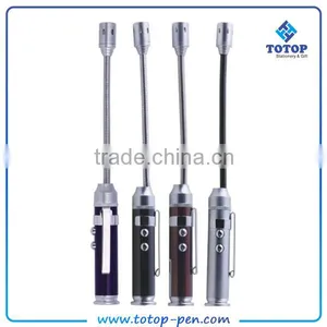 New Design Laser Glitter Cutting Metal Ball Pen thumbnail-2