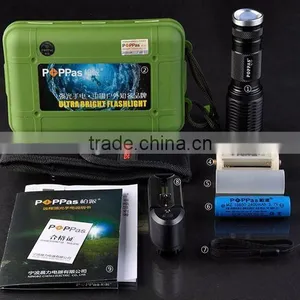 101 Portable Rechargeable Self Defence Torch Aluminum Powerful Zoom Flashlight thumbnail-6