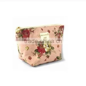 Mini Waterproof Canvas Cosmetic Bag thumbnail-2