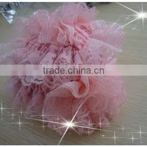 Hot Sale! Beautiful Peach Princess Lace Hat for Kids thumbnail-1