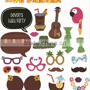 2016 Newest IN STOCK for Birthday Party -20PCS /set Fashion Sandbeach Party Photo Booth Props thumbnail-2