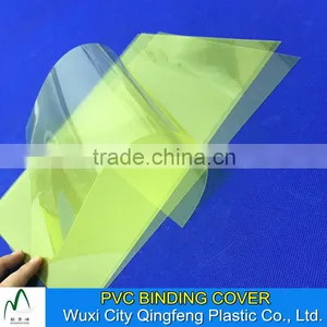 A3 A4 Clear PVC Book Binding Cover Colorful Transparent Sheet Binding Plastic Cover thumbnail-3