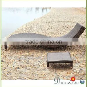 Stackable Stacking Rattan Sun Loungers Chaise Lounge thumbnail-1
