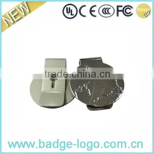 World Map Stainess Steel Custom Money Clip thumbnail-1