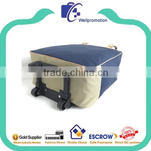 600D 20" Mini Luggage Trolley With Leather Handles thumbnail-4