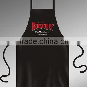 Black White Apron Kitchen Protective Clothing Cover Cotton Kitchen Apron For Men And Women thumbnail-2